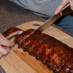 Cutting the ribs