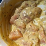 Chicken in the marinade
