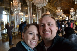 Inside the Hall of Mirrors at Versailles