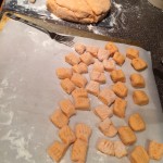 Forming the gnocchi