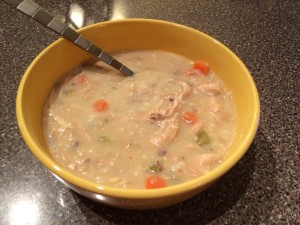 Cream of Chicken Wild Rice Soup! 