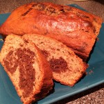 Finished! Chocolate Marbled Banana Bread